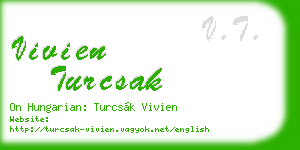 vivien turcsak business card