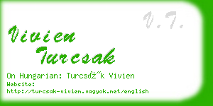 vivien turcsak business card